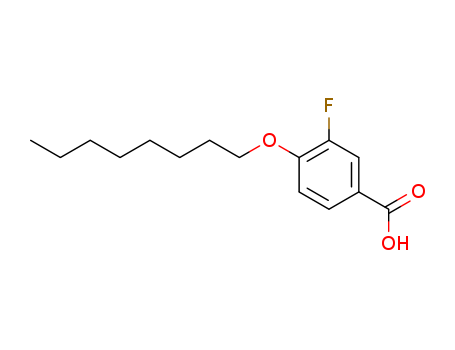 3-fluoro-4-n-octyloxybenzoic acid  CAS NO.326-78-3