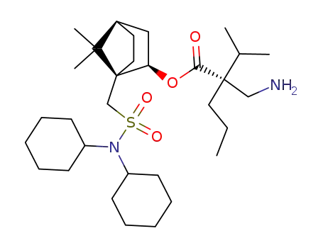 (2R)-(1S,2R,4R)-10-(Dicyclohexylsulfamoyl)isobornyl 2-(aminomethyl)-2-isopropylpentanoate