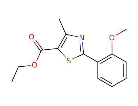 ethyl 2-(2-methoxyphenyl)-4-methylthiazole-5-carboxylate