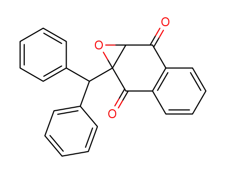 (-)-2-(Diphenylmethyl)-1,4-naphthoquinone 2,3-epoxide