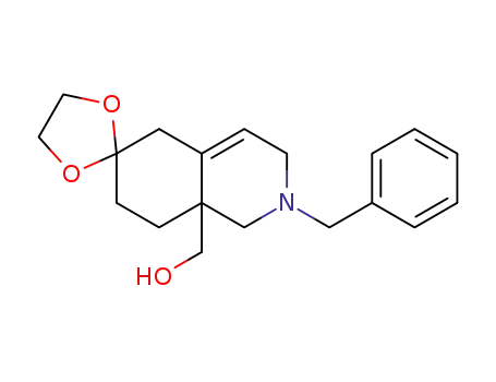 2-benzyl-8a-(hydroxymethyl)-2,3,5,6,7,8-hexahydro-1H-isoquinolin-6-one 6-ethylene ketal