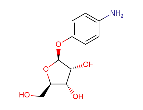 Molecular Structure of 148504-11-4 (.beta.-D-Ribofuranoside, 4-aminophenyl)