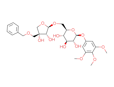 Molecular Structure of 209113-72-4 (3,4,5-trimethoxyphenyl 6-O-(5-O-benzyl-β-D-erythro-apiofuranosyl)-β-D-glucopyranoside)