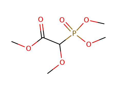 Molecular Structure of 16141-78-9 (Trimethyl methoxyphosphonoacetate)