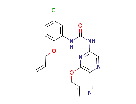 N-[2-(allyloxy)-5-chlorophenyl]-N'-[6-(allyloxy)-5-cyanopyrazin-2-yl]urea