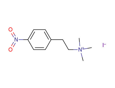 Molecular Structure of 7101-10-2 ((2-(p-nitrophenyl)ethyl)trimethylammonium iodide)