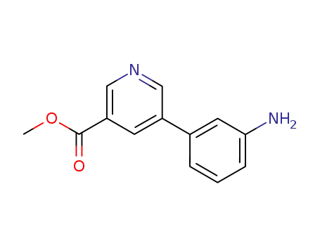 3-Pyridinecarboxylic acid, 5-(3-aminophenyl)-, methyl ester
