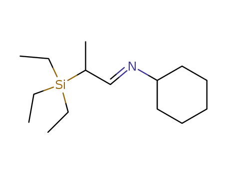 Cyclohexanamine, N-[2-(triethylsilyl)propylidene]-