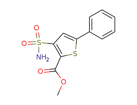 5-Phenyl-3-sulfamoyl-2-methoxycarbonyl thiophene