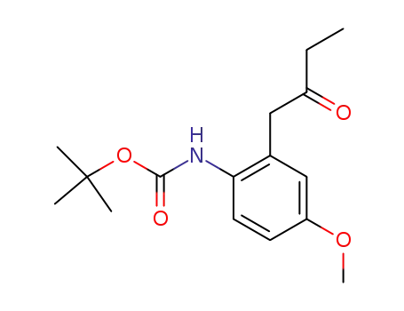 Carbamic acid, [4-methoxy-2-(2-oxobutyl)phenyl]-, 1,1-dimethylethyl
ester