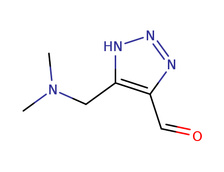 5-((dimethylamino)methyl)-3H-1,2,3-triazole-4-carbaldehyde