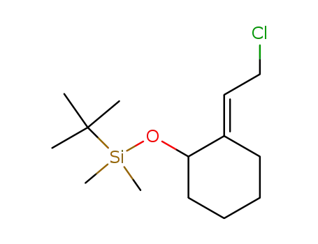 (E)-2-(tert-butyldimethylsiloxy)<(chloromethyl)methylidene>cyclohexane