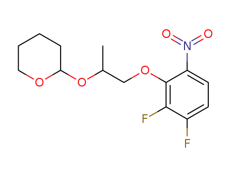 (S)-(-)-3,4-difluoro-2-[2-(2-tetrahydropyranyloxy)propoxy]nitrobenzene