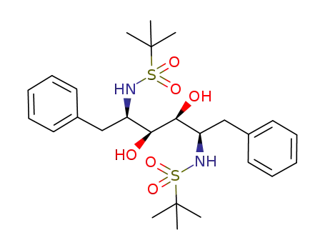 (2R,3S,4S,5R)-N,N'-bis-(tert-butylsulfonyl)-2,5-diamino-1,6-diphenylhexane-3,4-diol