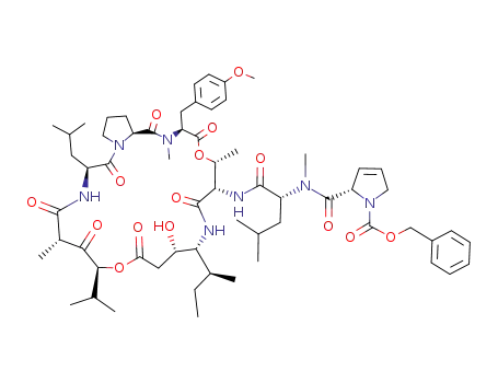 C<sub>62</sub>H<sub>89</sub>N<sub>7</sub>O<sub>15</sub>