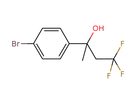 2-(4-bromophenyl)-4,4,4-trifluorobutan-2-ol