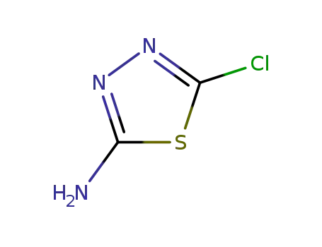 Molecular Structure of 37566-40-8 (5-Chloro-1,3,4-thiadiazol-2-ylamine)