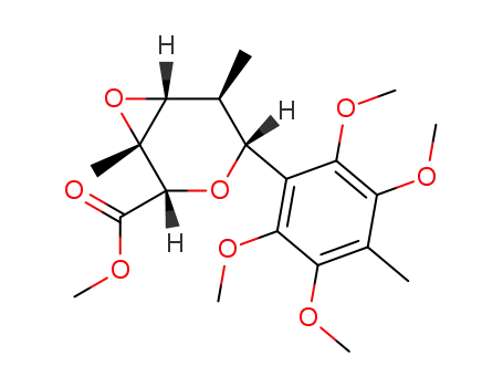 (1S,2S,4R,5S)-1,5-dimethyl-6-(2,3,5,6-tetramethoxy-4-methyl-phenyl)-3,7-dioxobicyclo[4.1.0-]heptane-2-carboxylic acid methyl ester