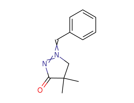 Molecular Structure of 606123-85-7 (1-benzylidene-4,4-dimethyl-3-oxopyrazolidin-1-ium-2-ide)