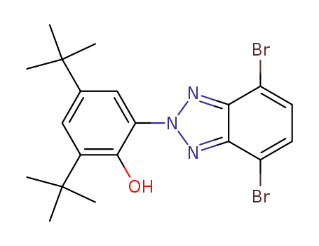 2,4-di-tert-butyl-6-(4,7-dibromo-2H-benzo[d][1,2,3]triazol-2-yl)phenol