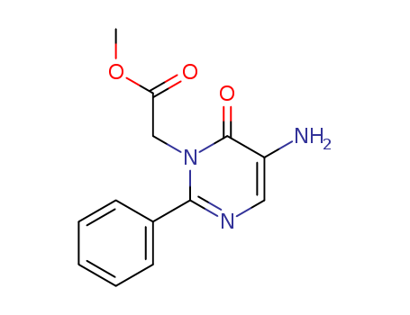 5-amino-6-oxo-2-phenyl-1(6H)-Pyrimidineacetic acid methyl ester