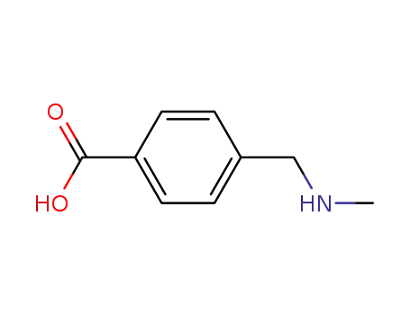 Molecular Structure of 96084-38-7 (4-[(Methylamino)methyl]benzoic acid)