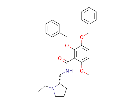(S)-2,3-Bis(benzyloxy)-N-<(1-ethyl-2-pyrrolidinyl)methyl>-6-methoxybenzamide