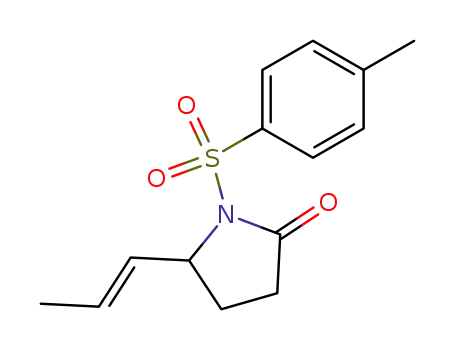 2-Pyrrolidinone, 1-[(4-methylphenyl)sulfonyl]-5-(1E)-1-propenyl-