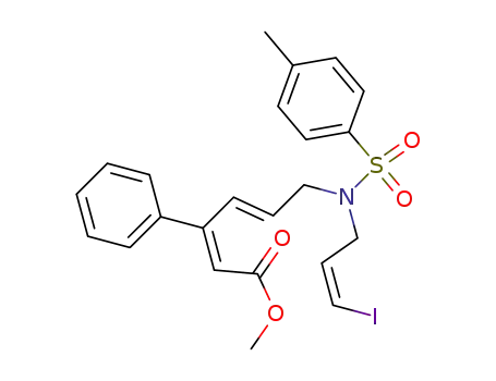 N-[(2Z)-3-iodo-2-propenyl]-N-[(2E,4E)-5-methoxycarbonyl-4-phenyl-2,4-pentadienyl]-p-toluenesulfonamide