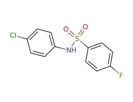 Benzenesulfonamide,N-(4-chlorophenyl)-4-fluoro- cas  312-57-2