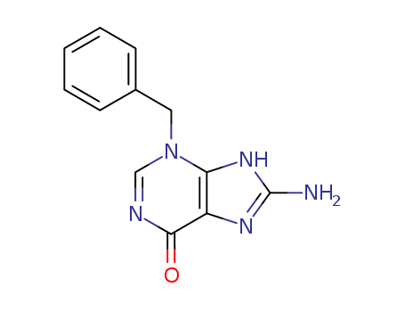 6H-Purin-6-one,8-amino-3,9-dihydro-3-(phenylmethyl)-