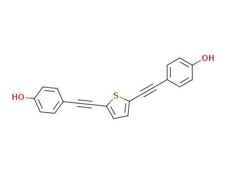 2,5-bis(4-hydroxyphenylethynyl)thiophene