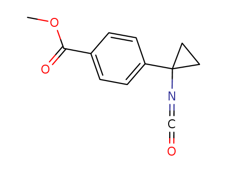 Benzoic acid, 4-(1-isocyanatocyclopropyl)-, Methyl ester