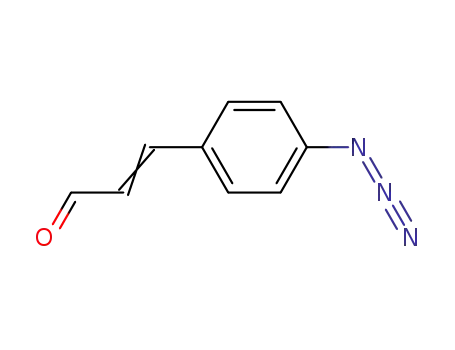 Molecular Structure of 22736-78-3 (4-AZIDOPHENYLACRYLALDEHYDE)