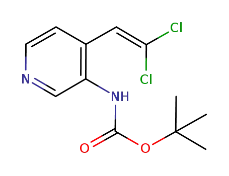 [4-(2,2-dichlorovinyl)pyridin-3-yl]carbamic acid tert-butyl ester
