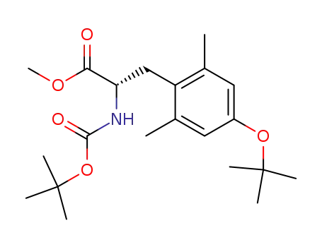 L-Tyrosine,
N-[(1,1-dimethylethoxy)carbonyl]-O-(1,1-dimethylethyl)-2,6-dimethyl-,
methyl ester