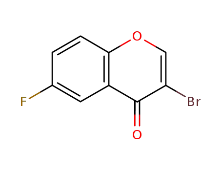 Molecular Structure of 179111-05-8 (3-BROMO-6-FLUOROCHROMONE)