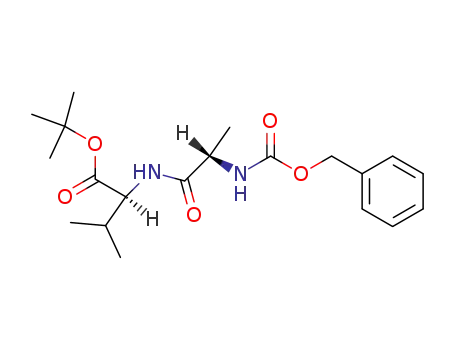 Molecular Structure of 53159-55-0 (L-Valine, N-[N-[(phenylmethoxy)carbonyl]-L-alanyl]-, 1,1-dimethylethyl
ester)