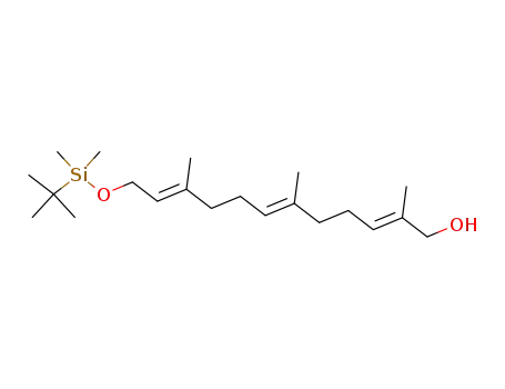 (2E,6E,10E)-12-((tert-butyldimethylsilyl)oxy)-2,6,10-trimethyldodeca-2,6,10-trien-1-ol