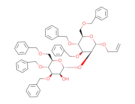 allyl (3,4,6-tri-O-benzyl-α-D-mannopyranosyl)-(1->2)-3,4,6-tri-O-benzyl-α-D-mannopyranoside