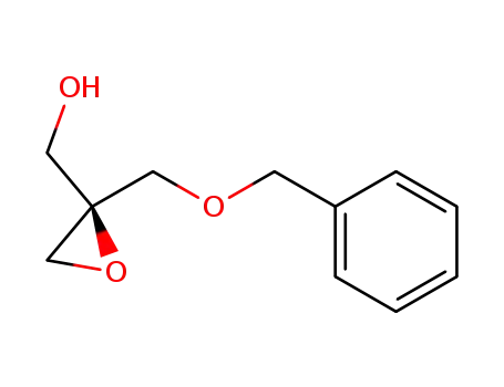 Molecular Structure of 109240-65-5 ((R)-[2-(benzyloxymethyl)oxiran-2-yl]methanol)