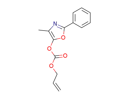 Molecular Structure of 886466-65-5 (5-allyloxycarbonyloxy-4-methyl-2-phenyloxazole)