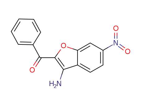 Molecular Structure of 351003-27-5 (3-AMINO-2-BENZOYL-6-NITROBENZOFURAN&)