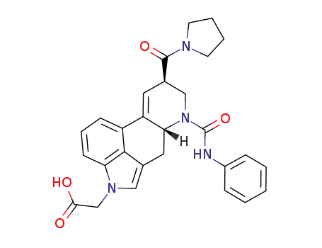 [(6aR,9R)-7-phenylcarbamoyl-9-(pyrrolidine-1-carbonyl)-6a,7,8,9-tetrahydro-6H-indolo[4,3-fg]quinolin-4-yl]-acetic acid