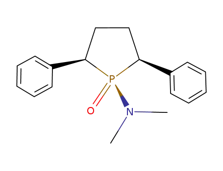1-(N,N-dimethylamino)-1-r-oxo-2-t,5-t-diphenylphospholane