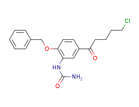 5-(5-chlorovaleryl)-2-benzyloxy-N-carbamoylaniline