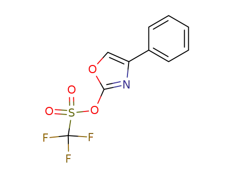 trifluoromethanesulfonic acid 4-phenyl-oxazol-2-yl ester
