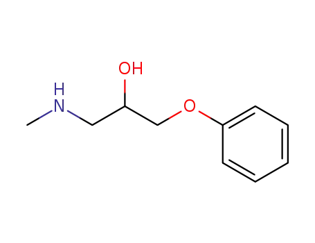 Molecular Structure of 39631-73-7 (1-METHYLAMINO-3-PHENOXY-PROPAN-2-OL)