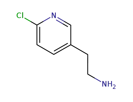 Molecular Structure of 54127-64-9 (2-(6-chloropyridin-3-yl)ethanamine)