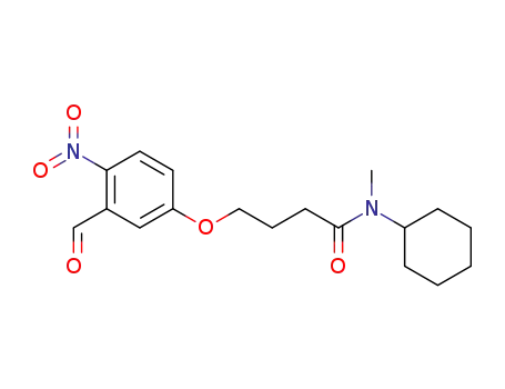 N-Cyclohexyl-N-methyl-4-(3-formyl-4-nitrophenyl)-oxybutyramide